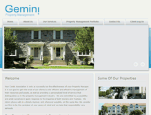 Tablet Screenshot of geminipropertymanagement.net